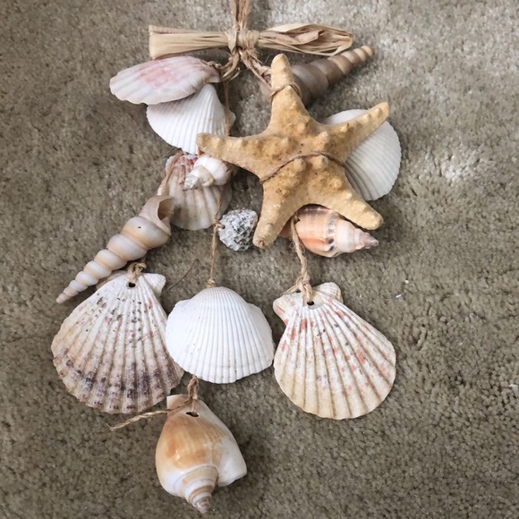 2 for $12! Seashell and raffia hanging doorway decor (set of 2) - Picture 6 of 14